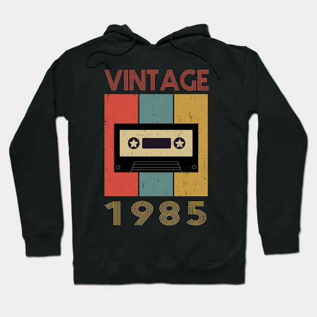 Vintage Since 1985 Hoodie by Teeartspace